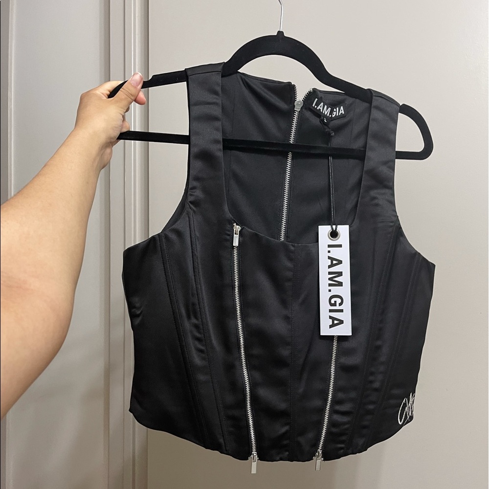 I.AM.GIA Black Corset